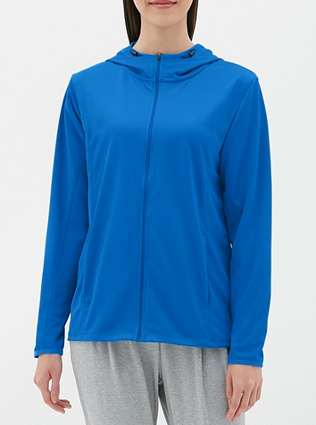 GU|UVカットフルジップパーカ(長袖)