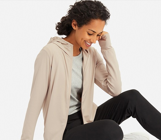 ユニクロ|エアリズムUVカットメッシュフルジップパーカ