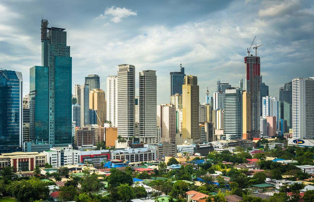 フィリピン・マニラの市街