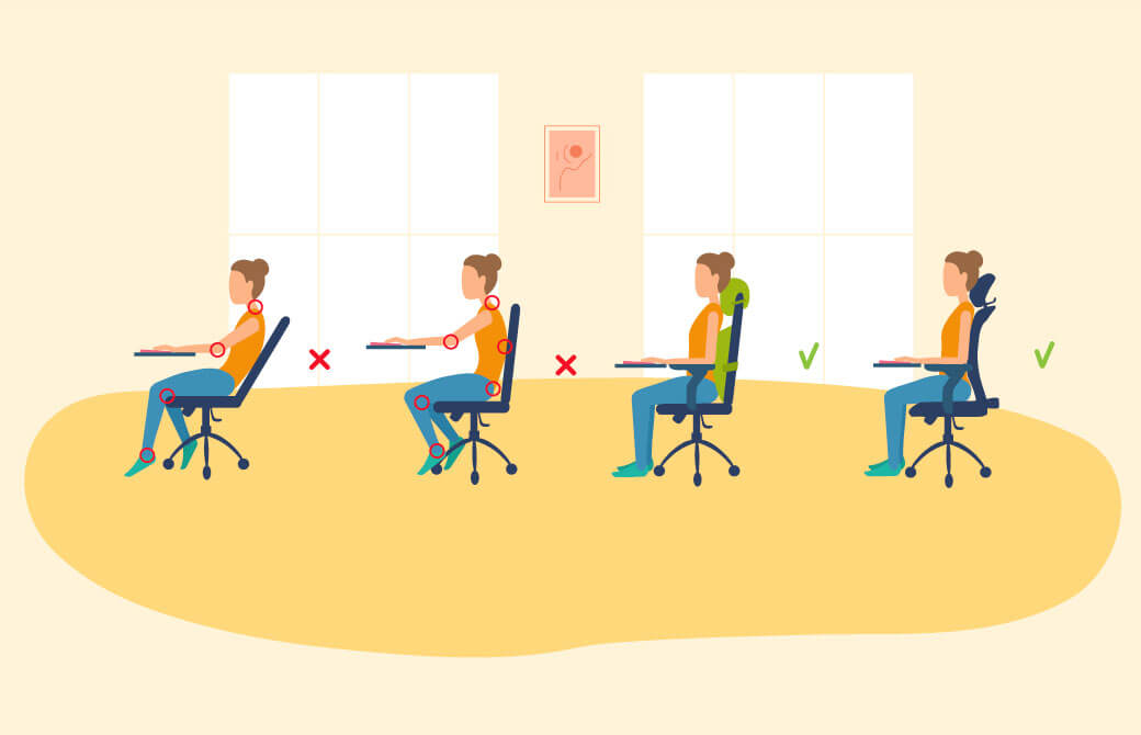 正しく座ることで、身体のトラブルが改善