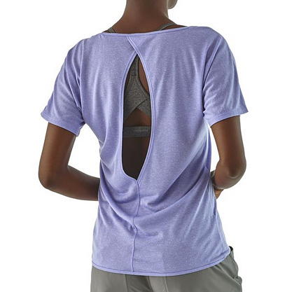 パタゴニアのショートスリーブ・マインドフロー・シャツ バックスタイル