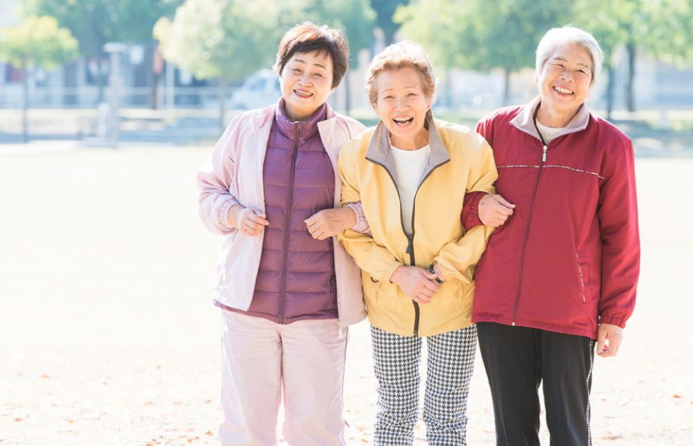 おばあちゃん仲良し3人組