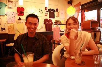 松岡さん（左）、FUMIKOちゃん（右）