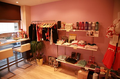 ヨガスタジオ『Padma』の店内