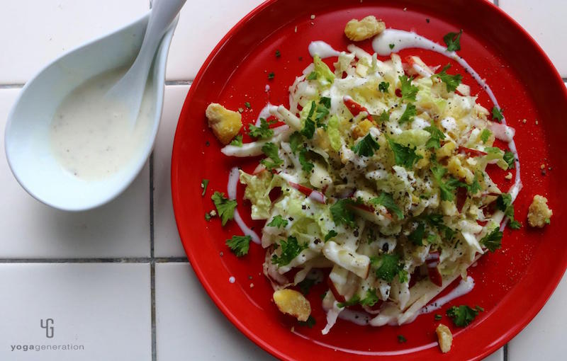 粒黒胡椒をまわしかけるとワンポイントに