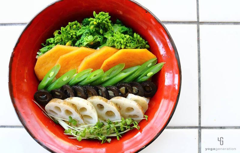 季節の恵みで白和えサラダ