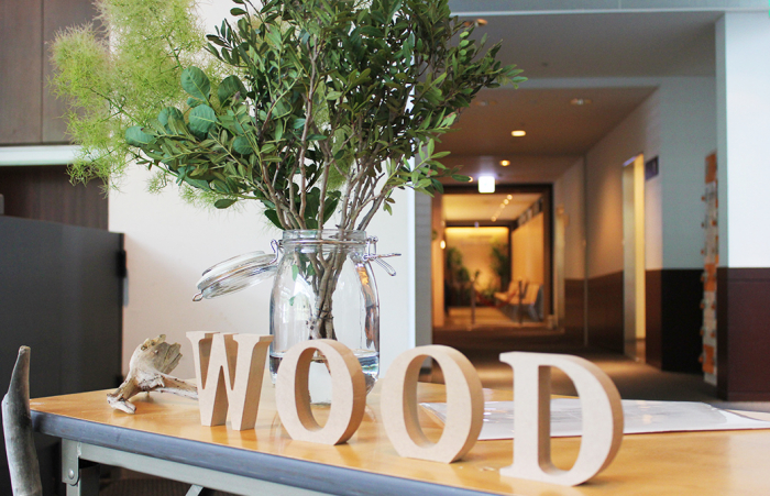 ホテルロビーにはイベントの準備がちらほら