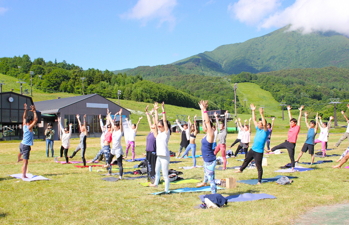 浅野祐介先生「お米ヨガ」