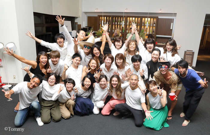 講師陣&Fukushima Yoga Projectスタッフ一同で集合写真