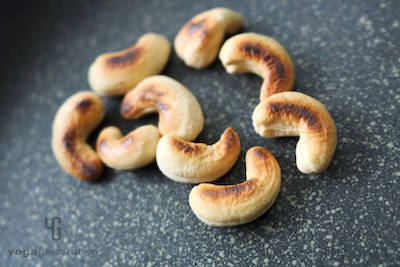 ローストしたカシューナッツ