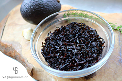 ヒジキにまんべんなく水を吸収させる