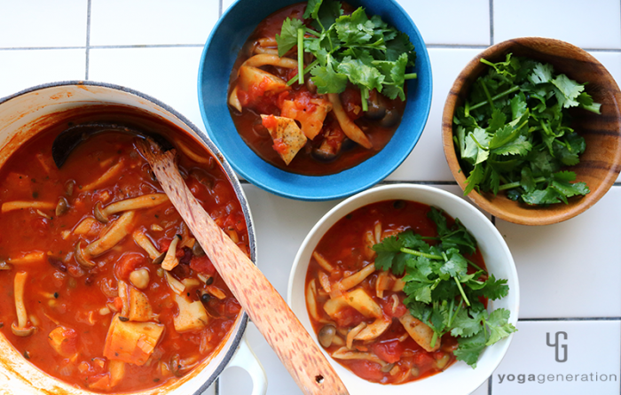 お豆のメキシカン・チリ・スープ
