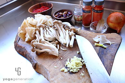 野菜を下ごしらえする