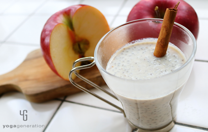 リンゴとココナッツミルクのスパイシー・ソイラテ