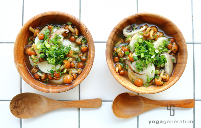 里芋とナメコのとろ〜りショウガスープ