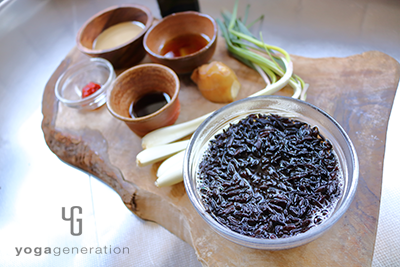 ヒジキを水でもどす