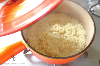 キヌアを茹でる