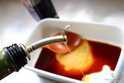 マリネ液を作っているところ