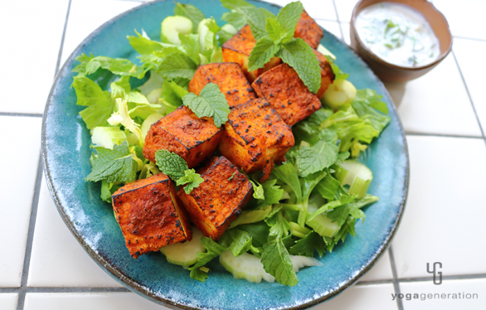 タンドリー厚揚げサラダ
