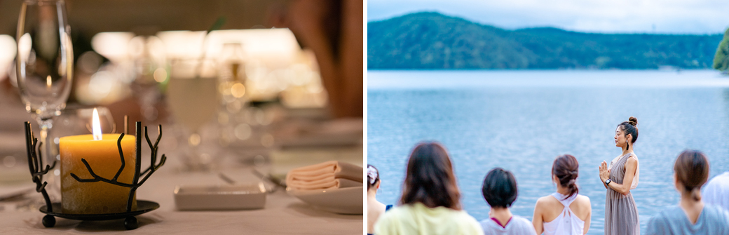 松本莉緒さんにより野尻湖ホテルエルボスコリトリート