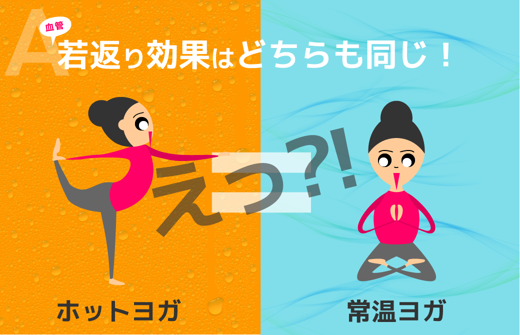 結果:血管若返り効果はどちらも同じ!