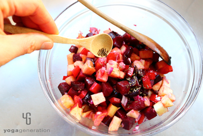 キャラウェイシードを加える