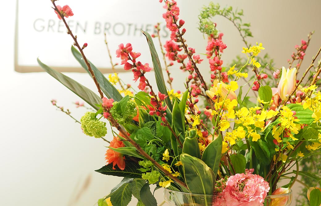 Dharana to Tokyo / ダラナ・トゥ・トウキョウの会場に飾られているお花