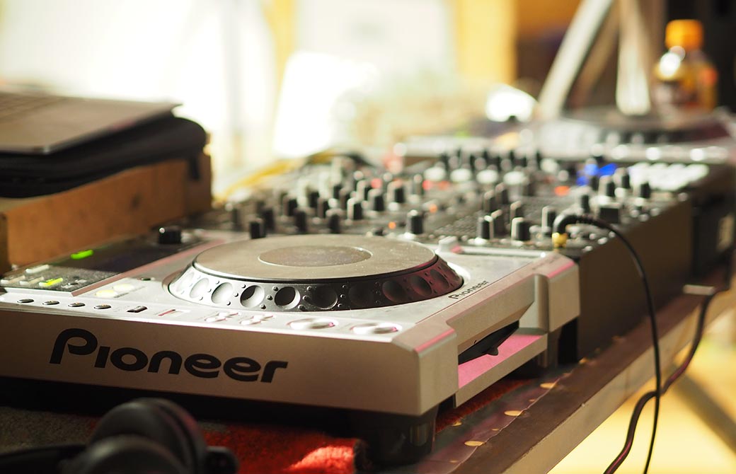 DJブースの様子