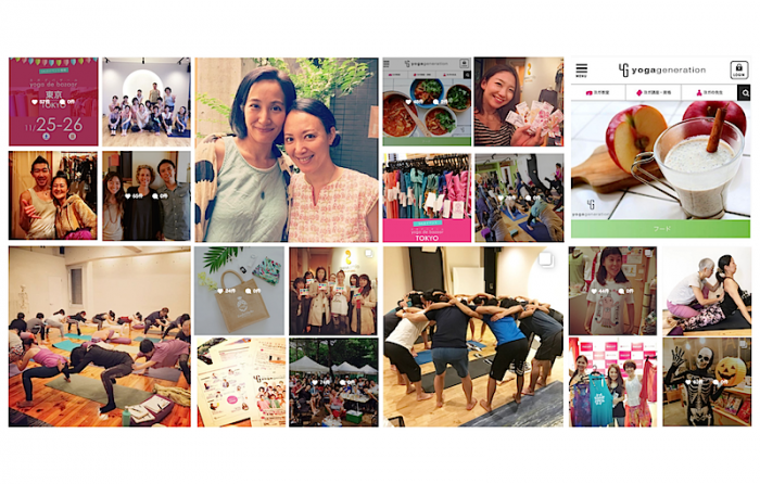 ヨガジェネ関連SNS画像