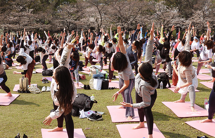 SAKURA YOGAこれまでのイベントの様子