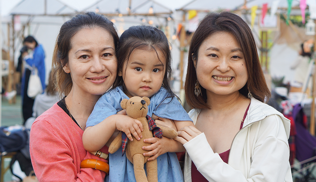 オーガニックライフTOKYO2019来場者の笑顔