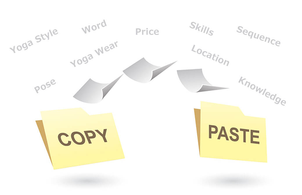 ヨガインストラクターやヨガ教室運営において“コピペできるモノ”とは?