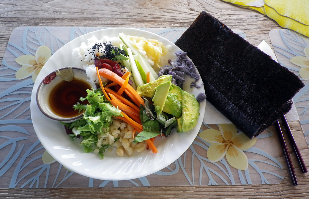 Mahokoのブログ アーユルベーダの手巻き寿司