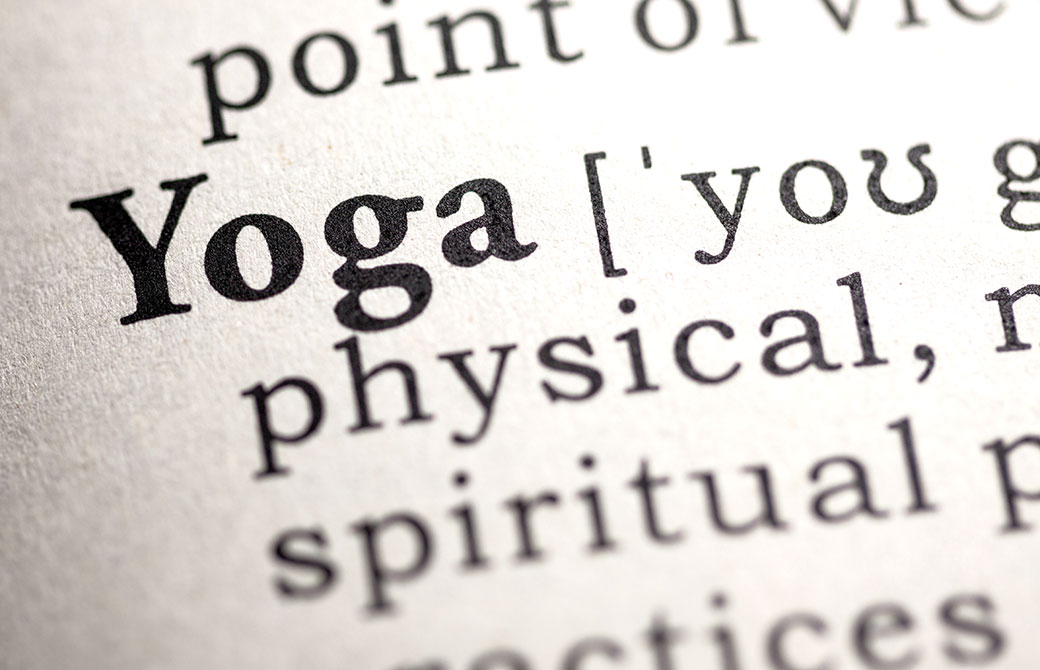 辞書に掲載されたyogaの説明