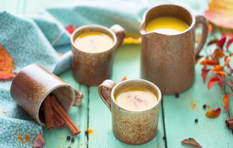 ギーによるミルクとシナモンスティック