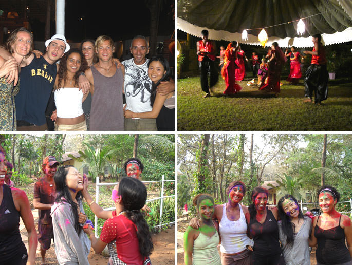 ゴアを楽しむ人々