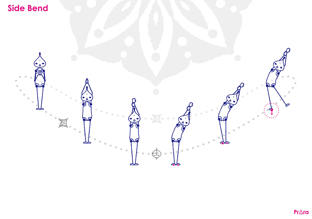 三日月のポーズ