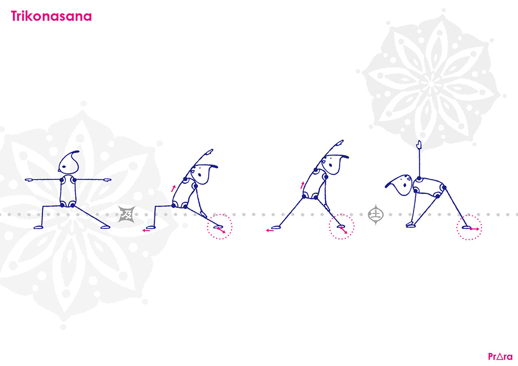 トリコナーサナ