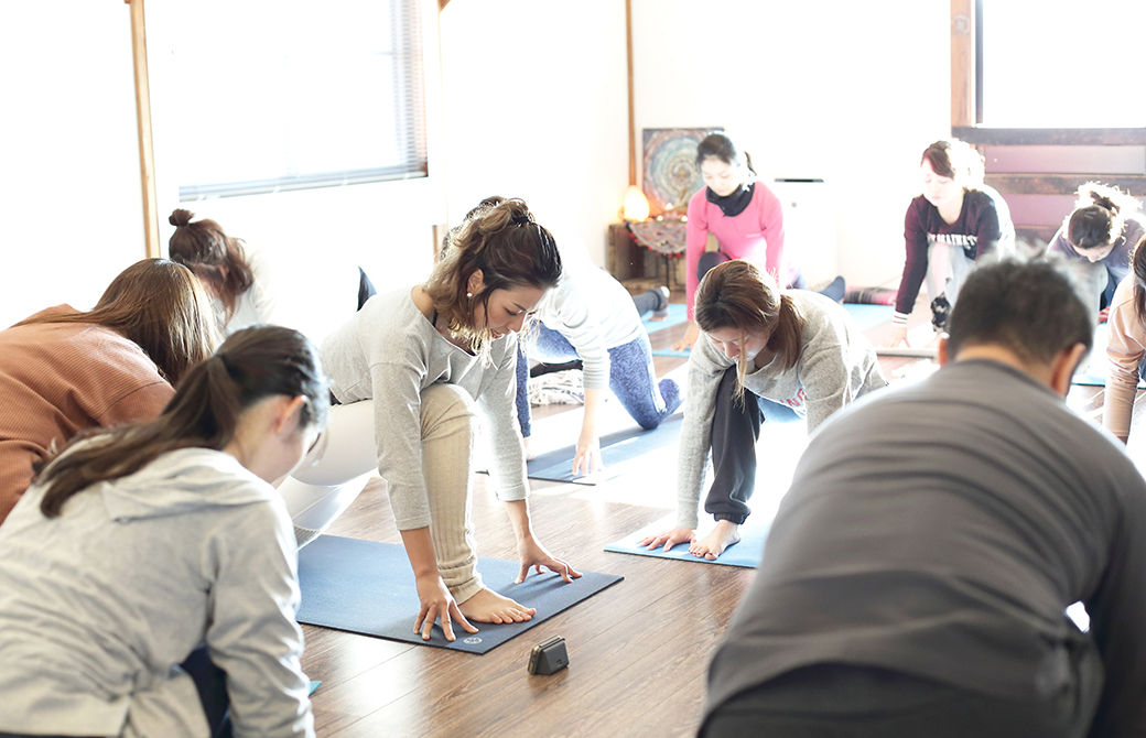 田村佳世さんのヨガクラス
