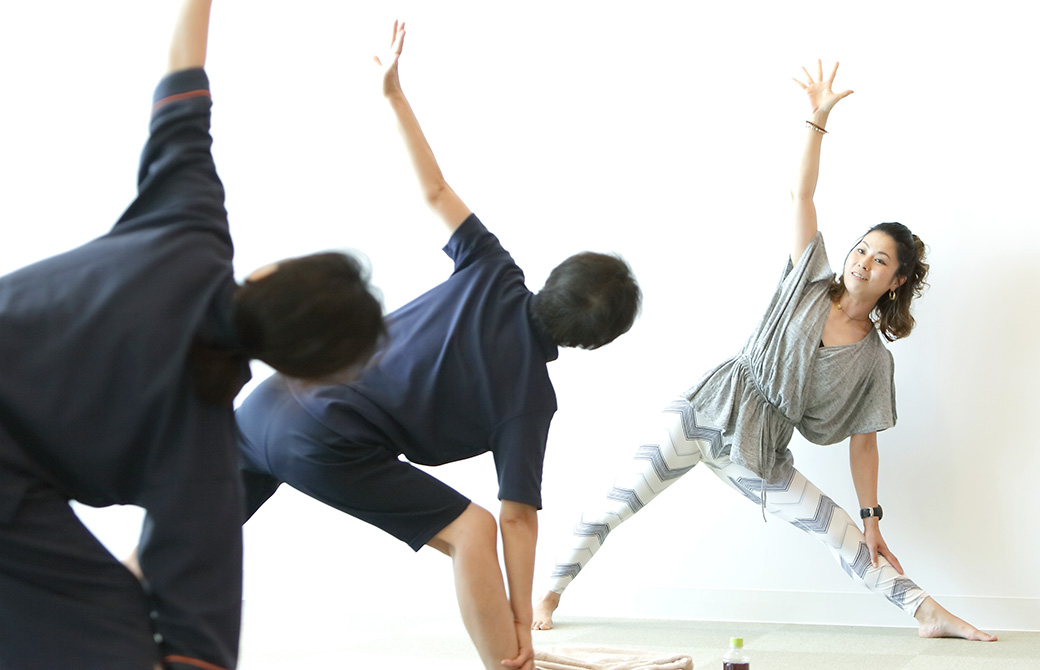 田村佳世さんのヨガクラス