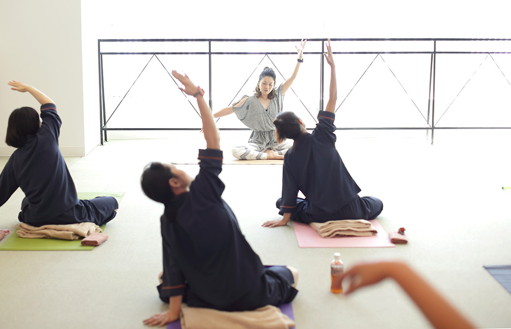 田村佳世さんのヨガクラス