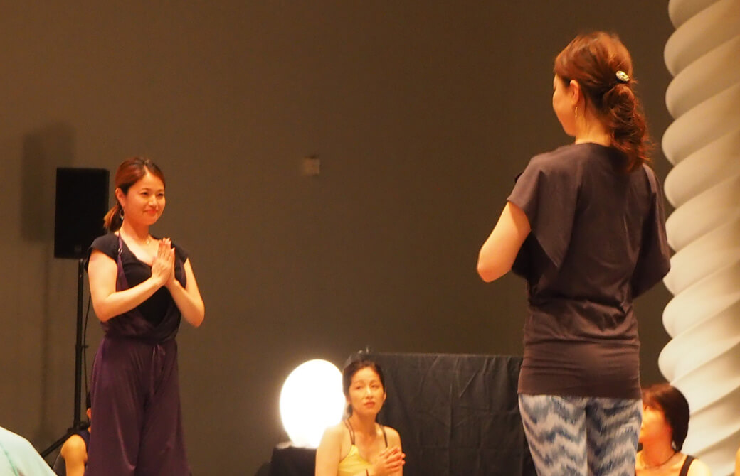 1対1でロールプレイングをする生徒さん