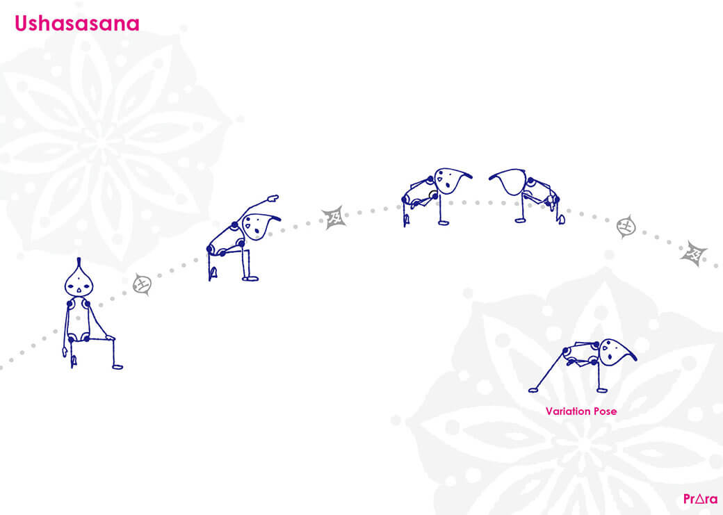 呼吸器や内臓に働きかけるといわれている『ウシャスアサナ』