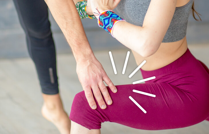 運動方向に対して、抵抗を加えることで意識を高める手法