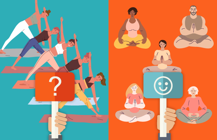 ヨガはもともとインドの修行僧のための限られたものだったが、果たして現代の日本では？