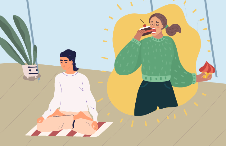 タパスとしてよく行われている断食は、決めたことを守るという意志の強さが重要