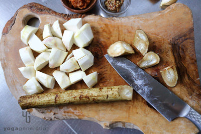 根菜類の下処理