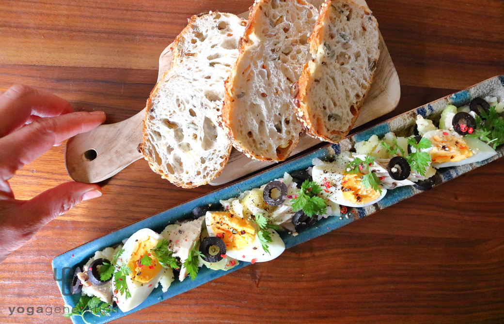 パーティー用にアレンジしたハーブ香るツナサラダ