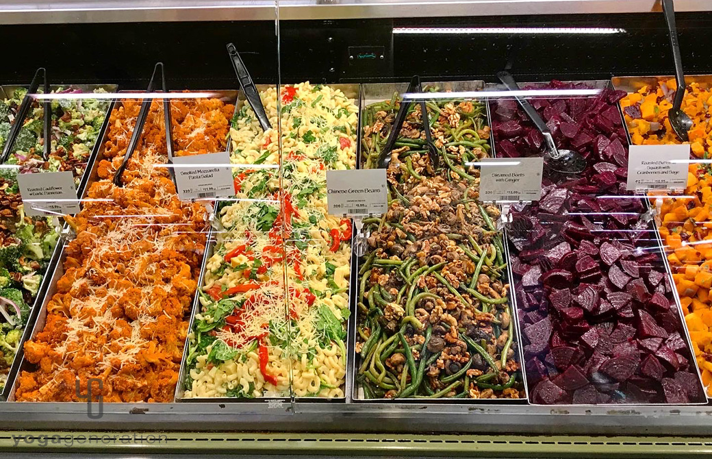 ハワイのスーパーで常備されているデリコーナー