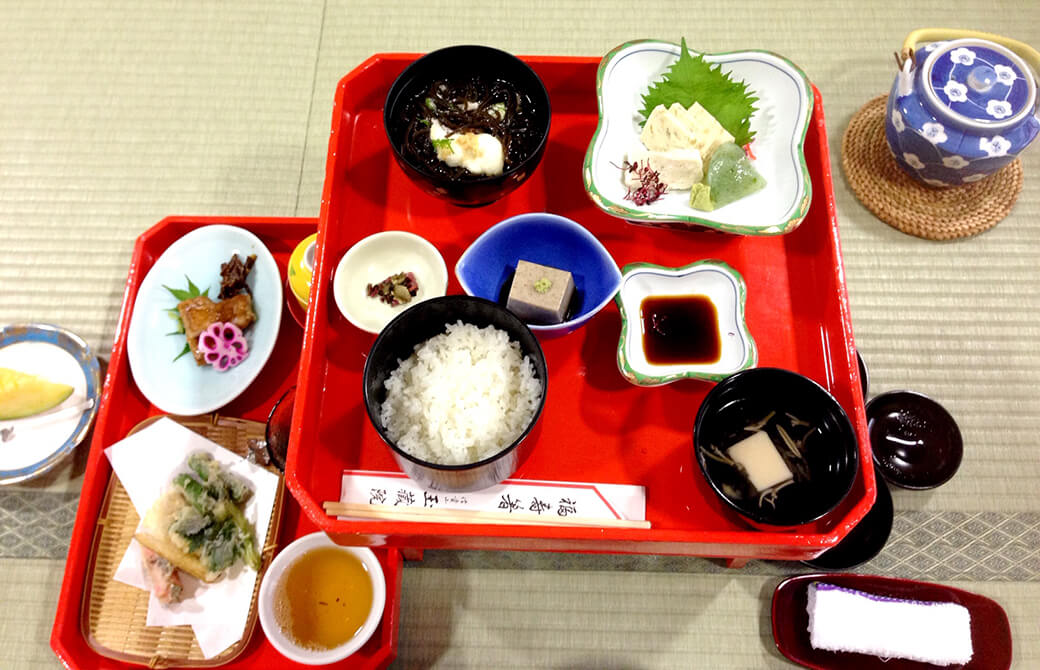 バランスに優れた精進料理